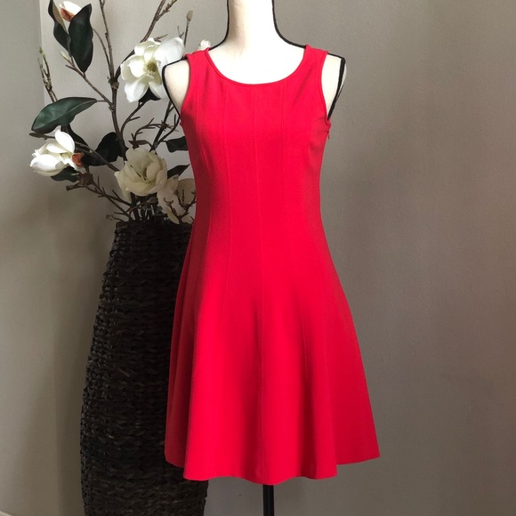 ann taylor fit and flare dress